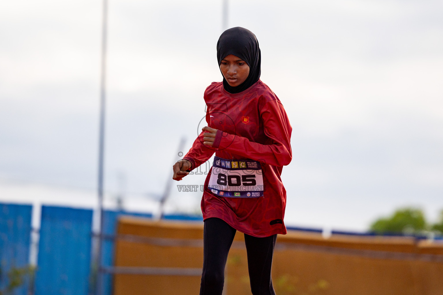 Day 2 of MWSC Interschool Athletics Championships 2024 held in Hulhumale Running Track, Hulhumale, Maldives on Sunday, 10th November 2024. 
Photos by: Hassan Simah / Images.mv