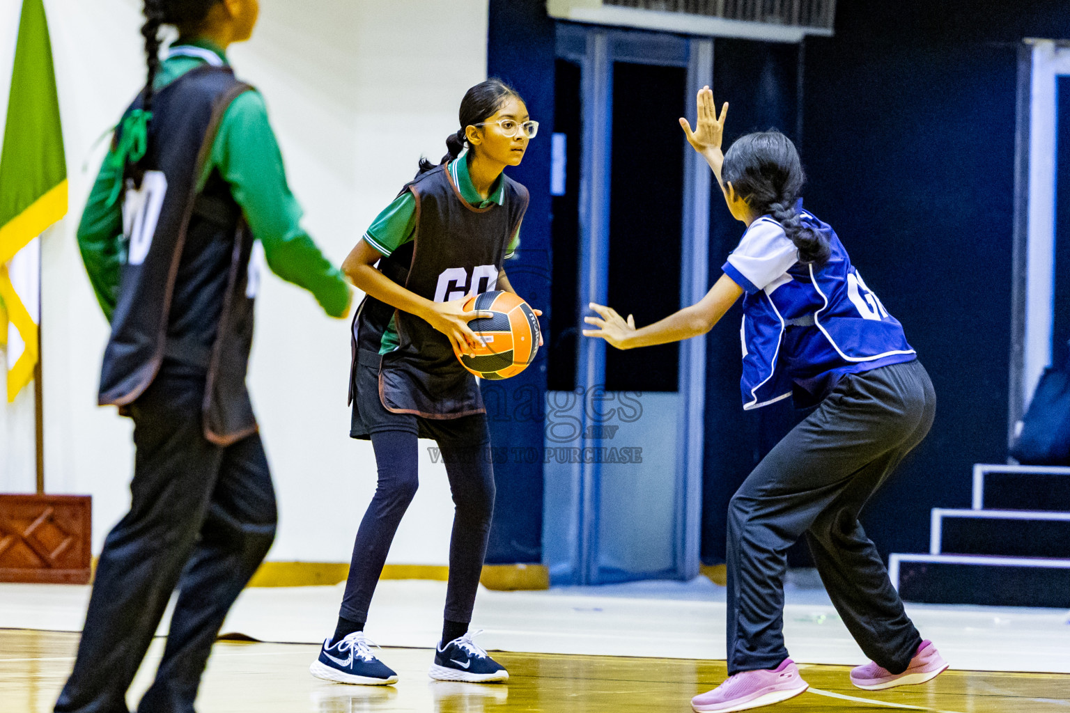 Day 3 of 25th Inter-School Netball Tournament was held in Social Center at Male', Maldives on Sunday, 11th August 2024. Photos: Nausham Waheed / images.mv