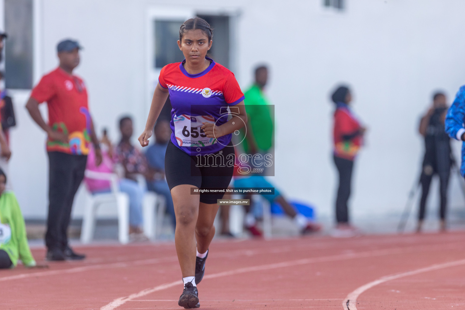 Day two of Inter School Athletics Championship 2023 was held at Hulhumale' Running Track at Hulhumale', Maldives on Sunday, 15th May 2023. Photos: Shuu/ Images.mv