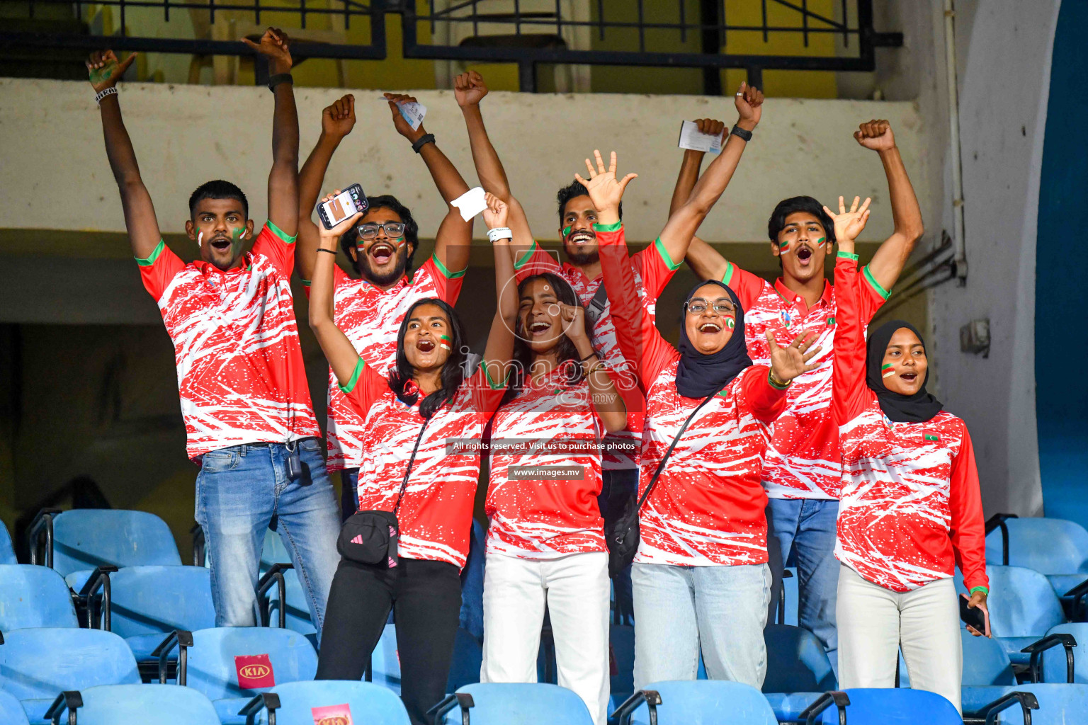 Maldives vs Bhutan in SAFF Championship 2023 held in Sree Kanteerava Stadium, Bengaluru, India, on Wednesday, 22nd June 2023. Photos: Nausham Waheed / images.mv