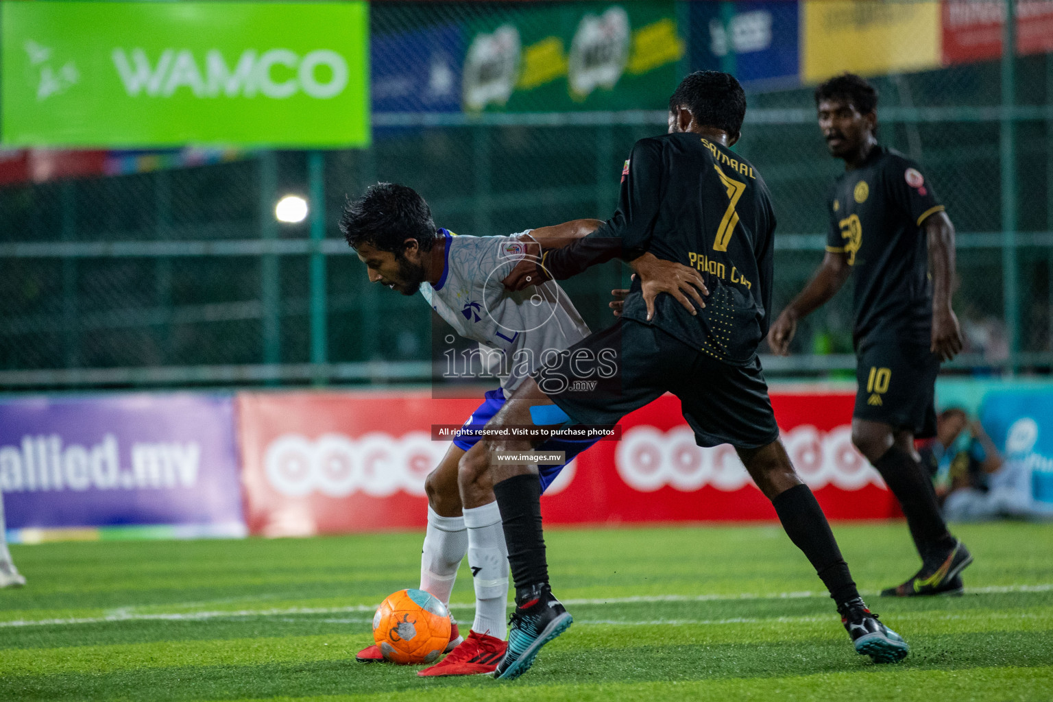 Prison Club vs MACL in the Quarter Finals of Club Maldives 2021 held at Hulhumale;, on 12th December 2021 Photos: Ismail Thoriq / images.mv