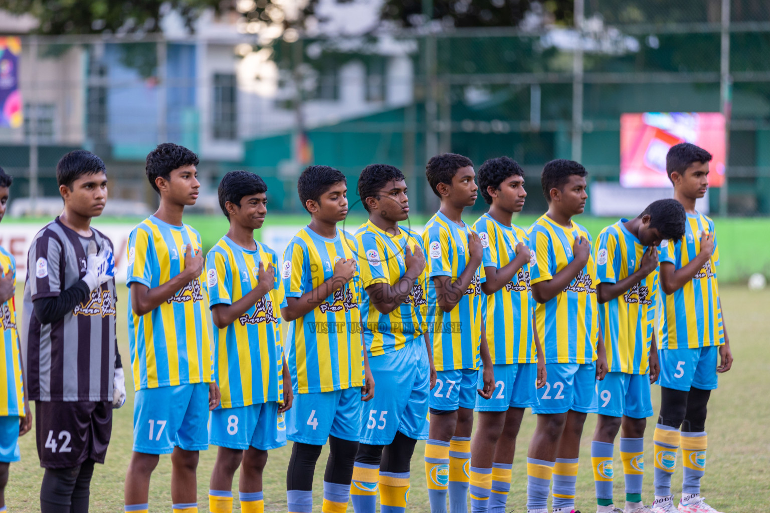 Club Valencia vs Super United Sports (U14) in Day 9 of Dhivehi Youth League 2024 held at Henveiru Stadium on Saturday, 14th December 2024. Photos: Mohamed Mahfooz Moosa / Images.mv