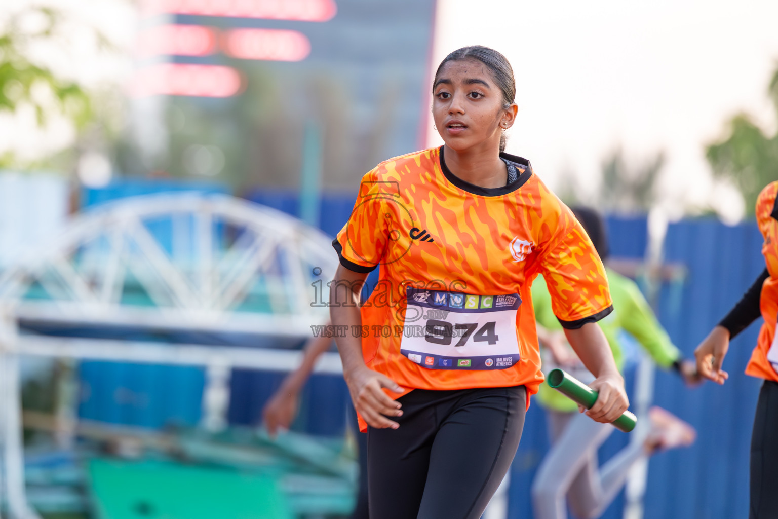 Day 4 of MWSC Interschool Athletics Championships 2024 held in Hulhumale Running Track, Hulhumale, Maldives on Tuesday, 12th November 2024. Photos by: Ismail Thoriq / Images.mv