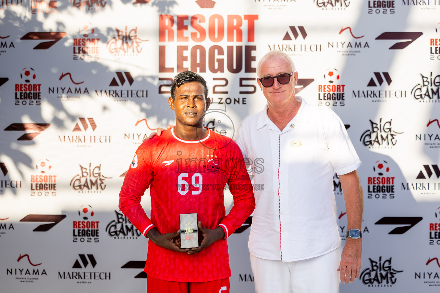 Kandima vs Niyama in Day 2 of Resort League 2025 (Dhaalu Zone) was held on Friday, 16th May 2025 in Niyama Private island, Dhaalu Atoll, Maldives. Photos: Nausham Waheed / images.mv