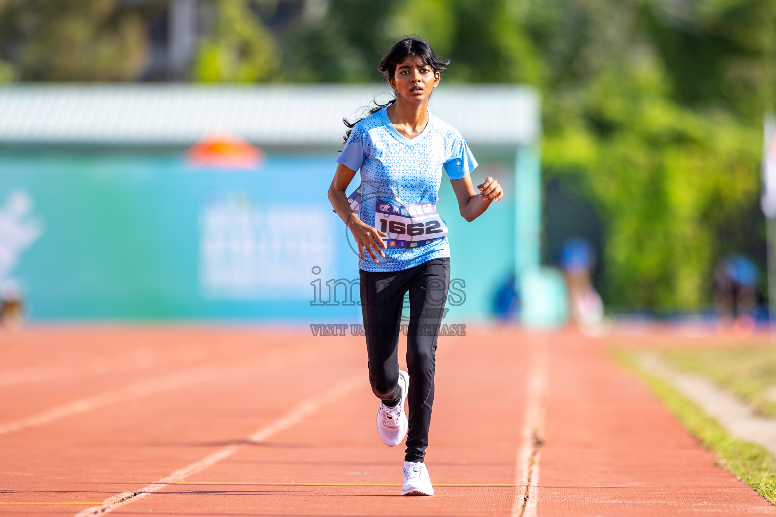 Day 4 of MWSC Interschool Athletics Championships 2024 held in Hulhumale Running Track, Hulhumale, Maldives on Tuesday, 12th November 2024. Photos by: Raaif Yoosuf / Images.mv