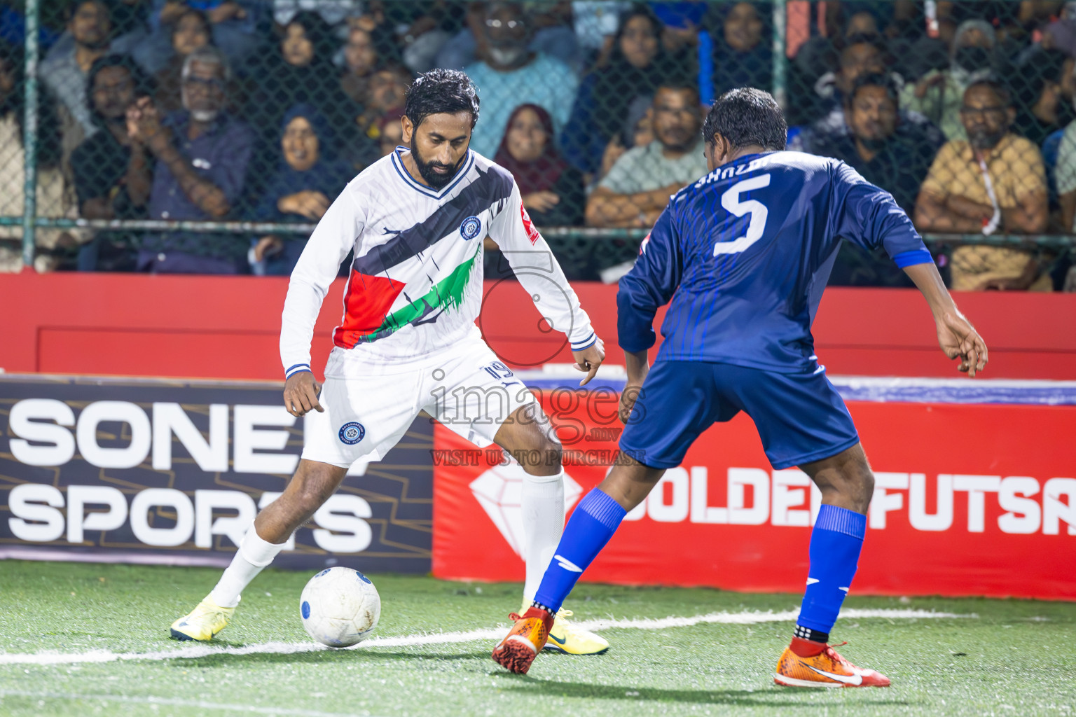 GA Kolamaafushi vs GA Villingili in Day 14 of Golden Futsal Challenge 2025 was held on Saturday, 18th January 2025, in Hulhumale', Maldives. Photos: Ismail Thoriq / images.mv