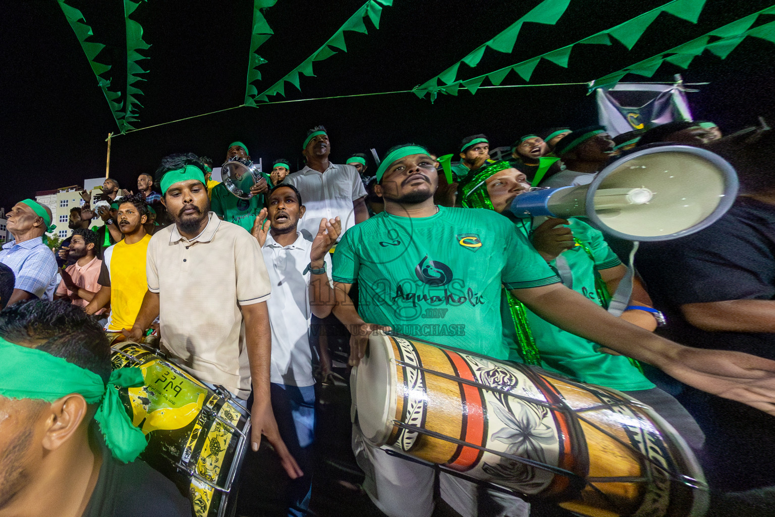 Crowd photos from day 28 of Golden Futsal Challenge 2025 was held on Saturday , 1st February 2025, in Hulhumale', Maldives. 
Photos: Shuu Abdul Sattar / images.mv