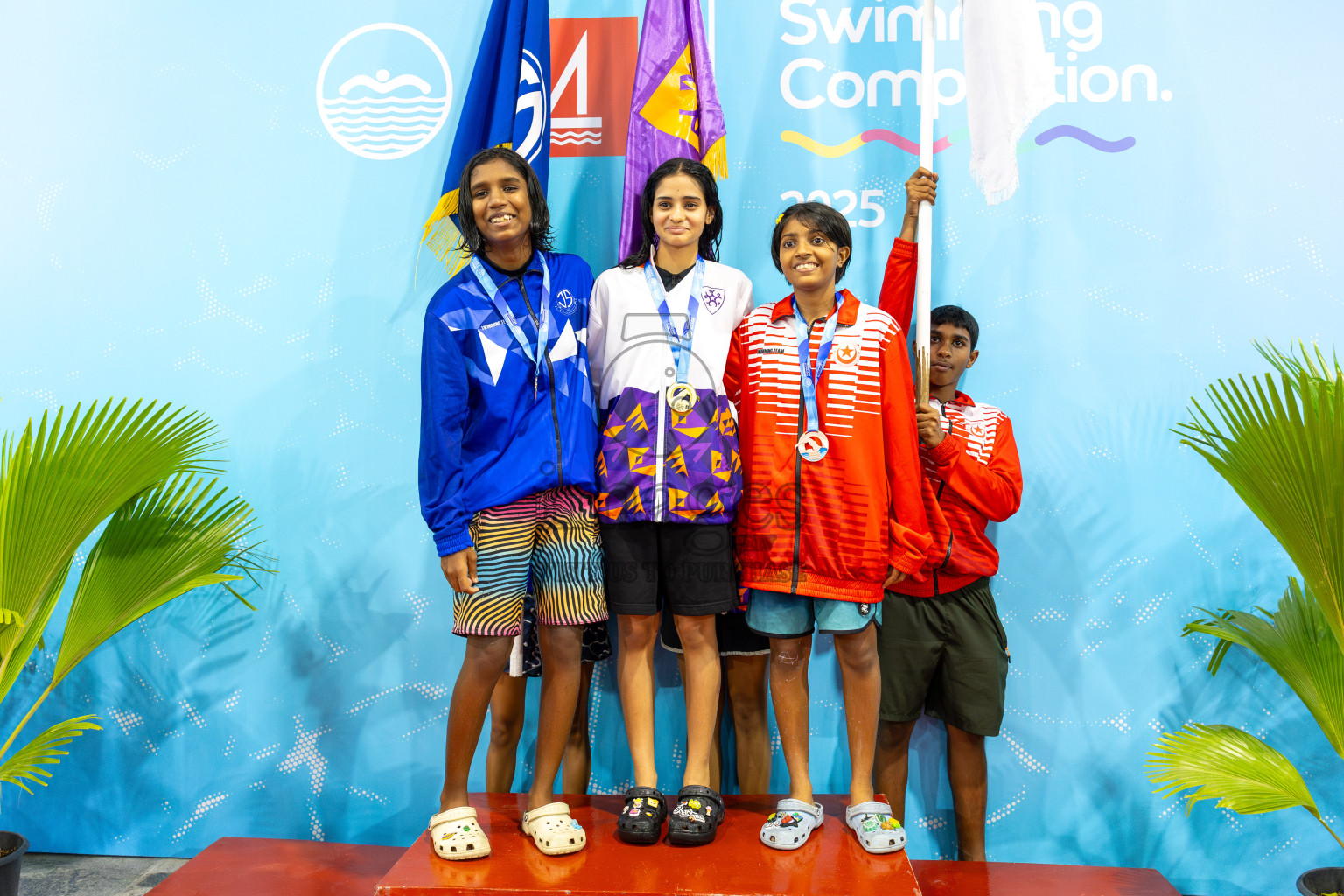 Day 5 of BML 21st Interschool Swimming Competition 2025 was held in Hulhumale' Swimming Pool, Hulhumale', Maldives on Wednesday, 15th October 2025.
Photos: Ismail Thoriq, Hassan Simah / images.mv
