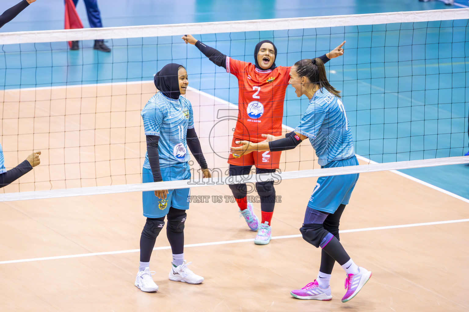 Club WAMCO vs Police Club in the final of National Volleyball Championship 2024 (women's division) was held in Social Center Indoor Hall on Thursday, 24th October 2024. 
Photos: Ismail Thoriq / images.mv