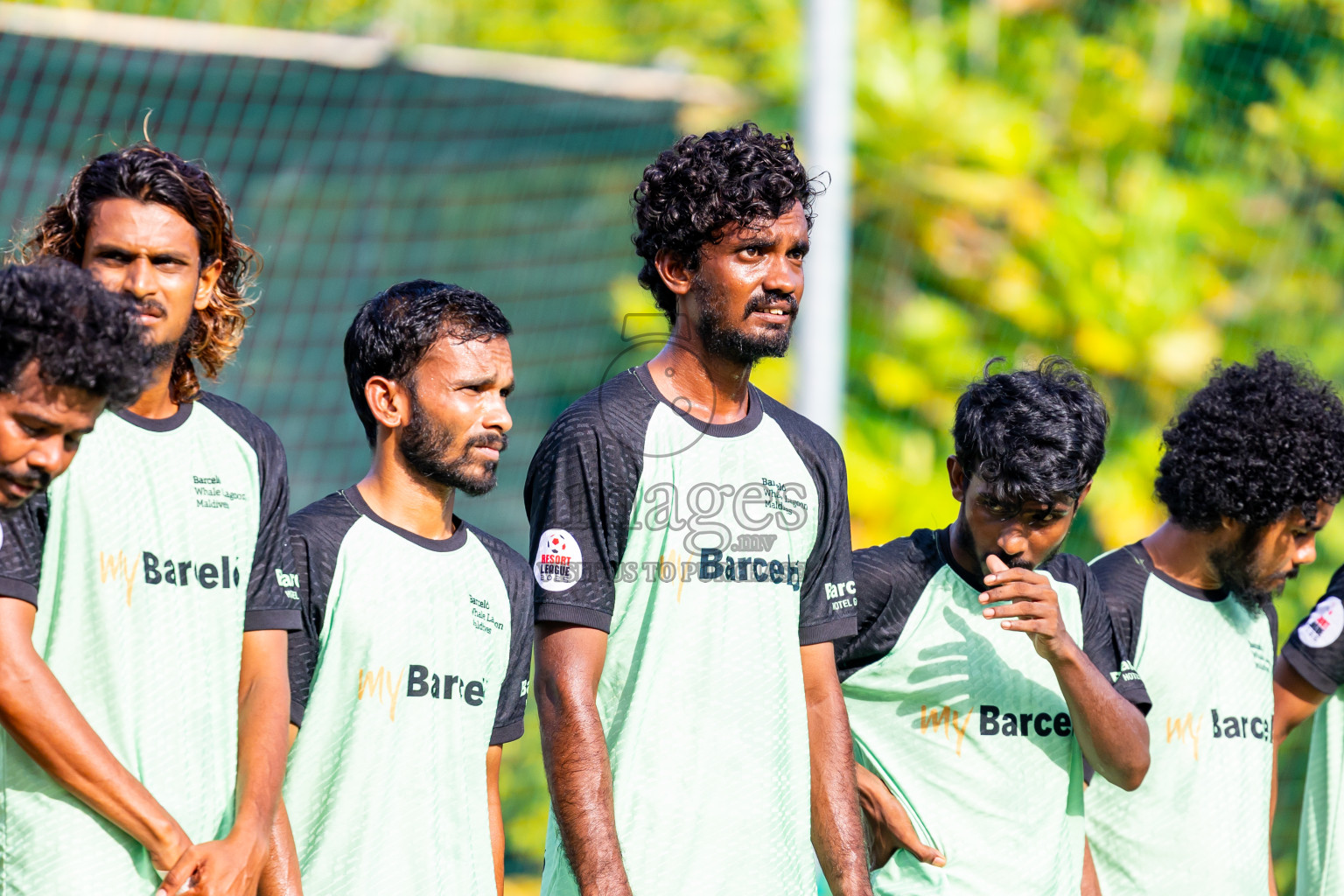 Kuramathi vs Barcelo in Day 6 of Resort League 2025 (Ari Zone) was held on Wednesday, 25th June 2025 in Conrad Maldives Rangali Island, Alif Dhaalu Atoll, Maldives. Photos: Nausham Waheed / images.mv