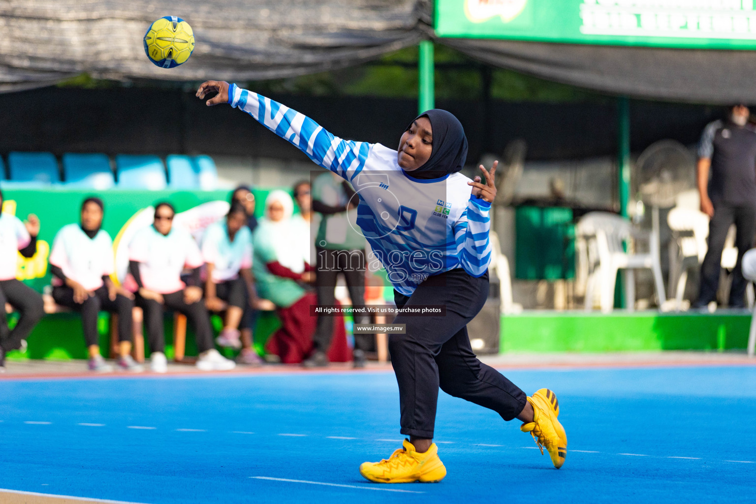 Day 2 of 7th Inter-Office/Company Handball Tournament 2023, held in Handball ground, Male', Maldives on Saturday, 17th September 2023 Photos: Nausham Waheed/ Images.mv