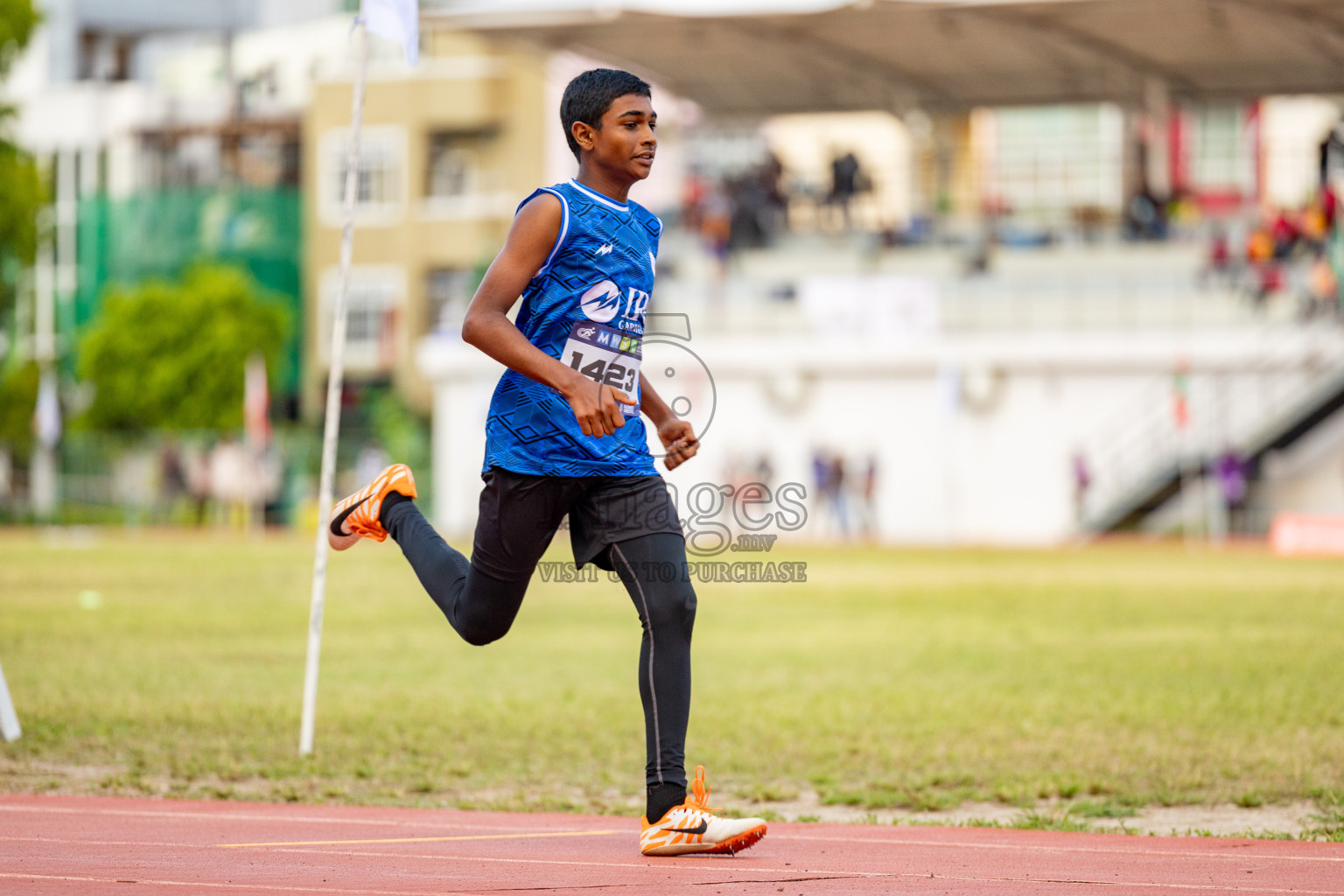 Day 2 of MWSC Interschool Athletics Championships 2024 held in Hulhumale Running Track, Hulhumale, Maldives on Sunday, 10th November 2024. 
Photos by: Hassan Simah / Images.mv