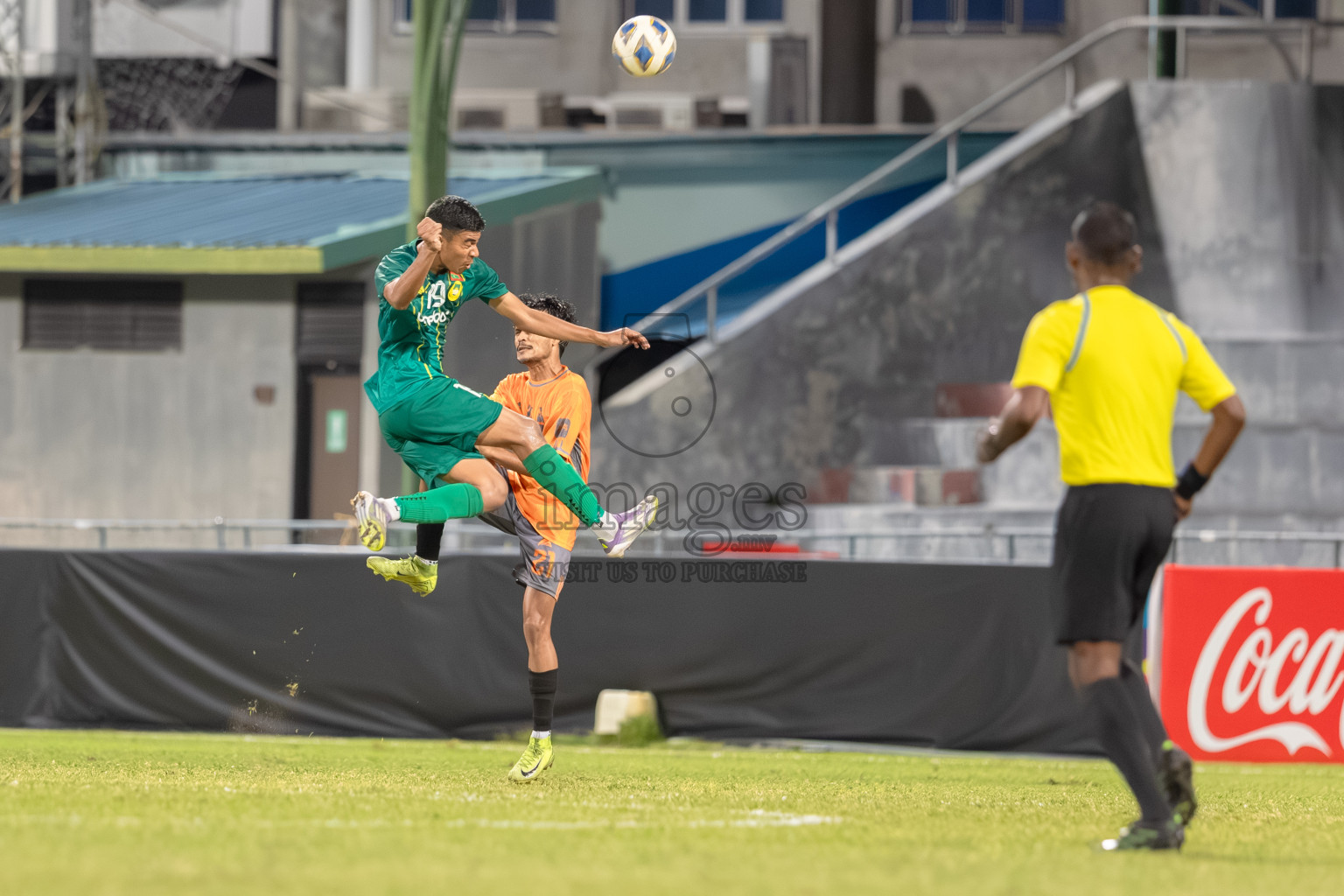 Charity Shield Match between Maziya Sports and Recreation Club and Club Eagles held in National Football Stadium, Male', Maldives Photos: Abdulla Abeedh / Images.mv