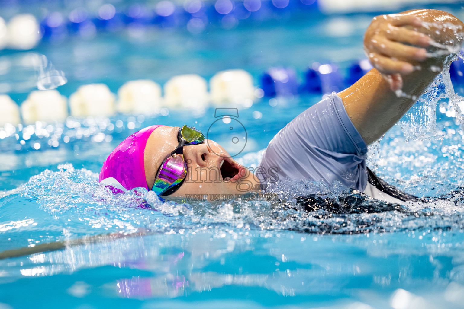 Day 5 of BML 21st Interschool Swimming Competition 2025 was held in Hulhumale' Swimming Pool, Hulhumale', Maldives on Wednesday, 15th October 2025. 
Photos: Hassan Simah / images.mv