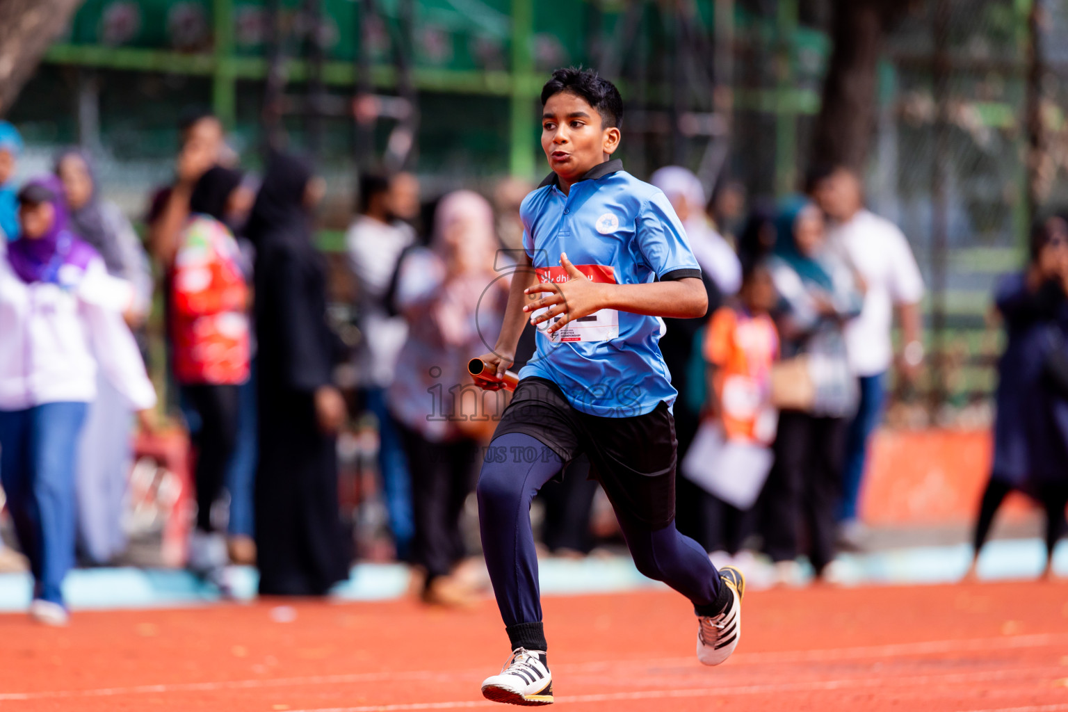 Day 6 of Inter-school Athletics Championship 2025 held in Ekuveni Synthetic Track, Male', Maldives on Sunday, 12th October 2025. Photos by: Nausham Waheed / Images.mv
