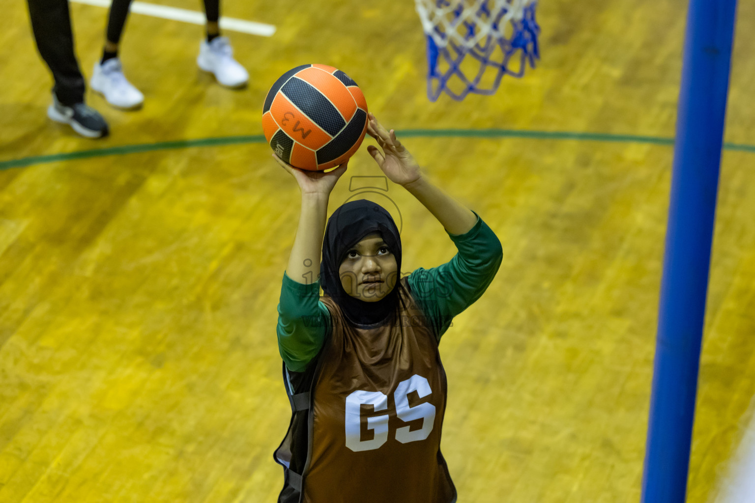 Day 12 of 25th Inter-School Netball Tournament was held in Social Center at Male', Maldives on Thursday, 22nd August 2024.