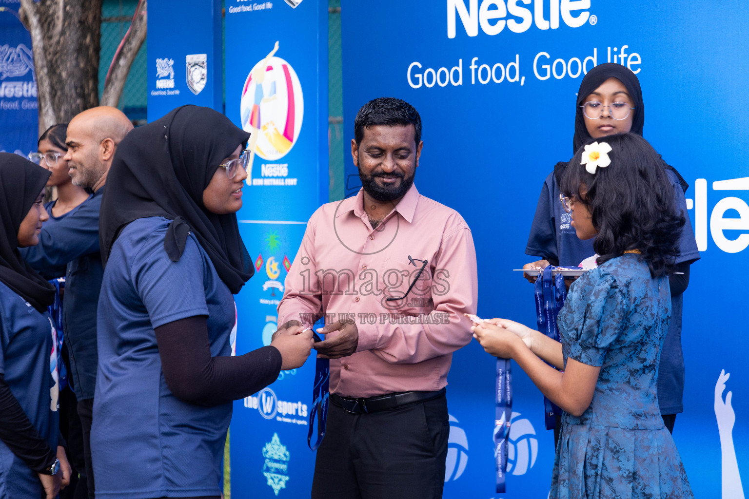 Day 3 of Nestle' Kids Netball Fiesta 2023 held in Henveyru Stadium, Male', Maldives on Saturday, 2nd December 2023. Photos by Nausham Waheed / Images.mv