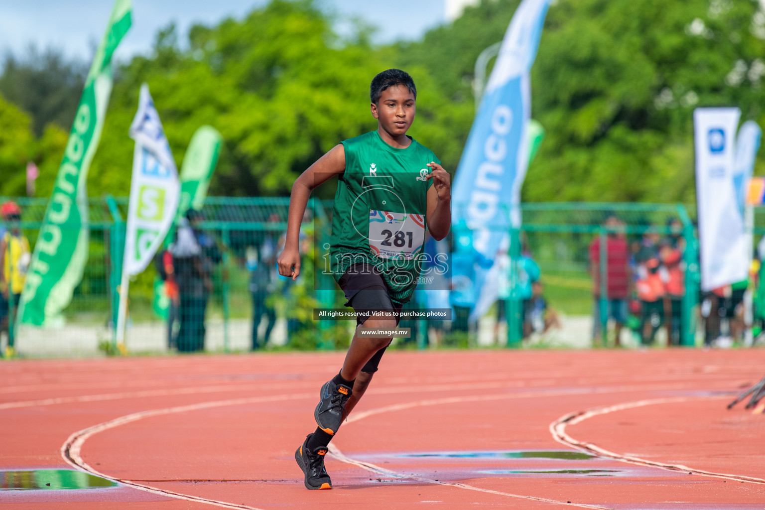 Day two of Inter School Athletics Championship 2023 was held at Hulhumale' Running Track at Hulhumale', Maldives on Sunday, 15th May 2023. Photos: Nausham Waheed / images.mv