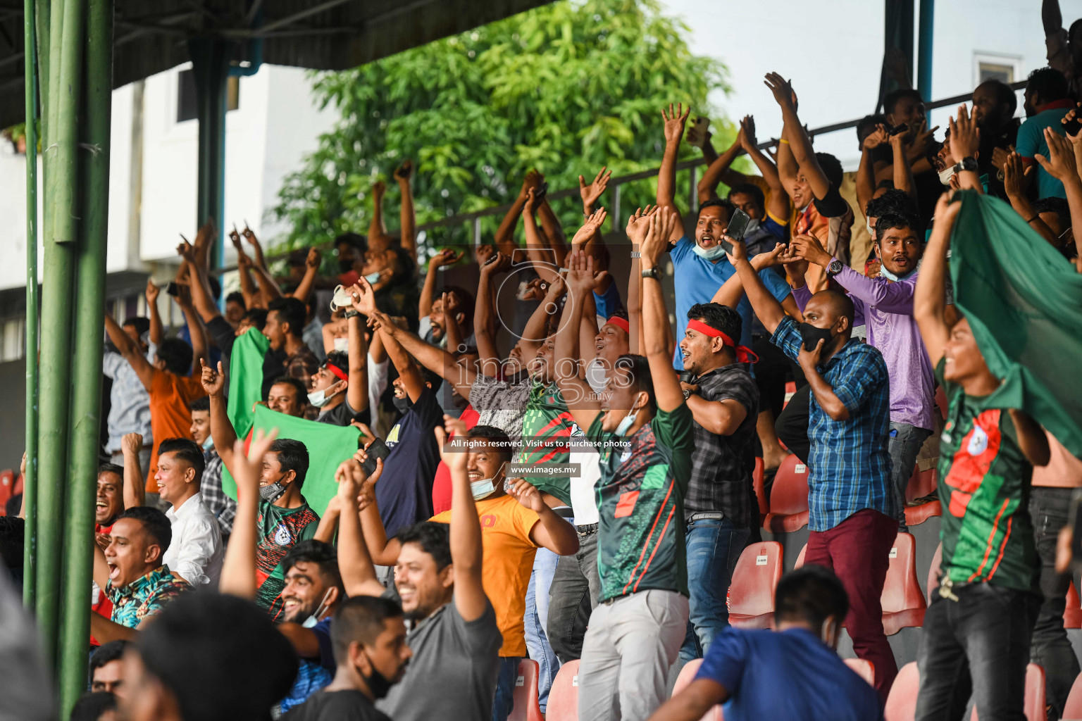 Bangladesh vs India in SAFF Championship 2021 held on 1st October 2021 in Galolhu National Stadium, Male', Maldives