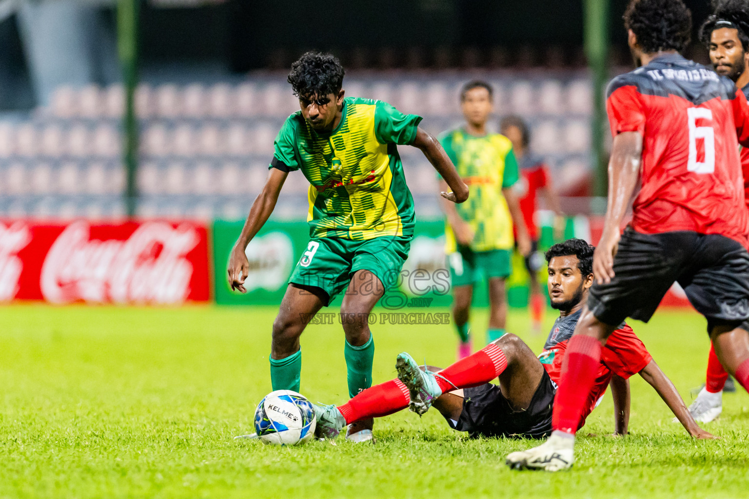 Maziya SRC vs United Victory in Day 7 of Under 19 Youth Championship 2024 was held at National Stadium in Male', Maldives on Monday, 27th June 2024. Photos: Nausham Waheed / images.mv