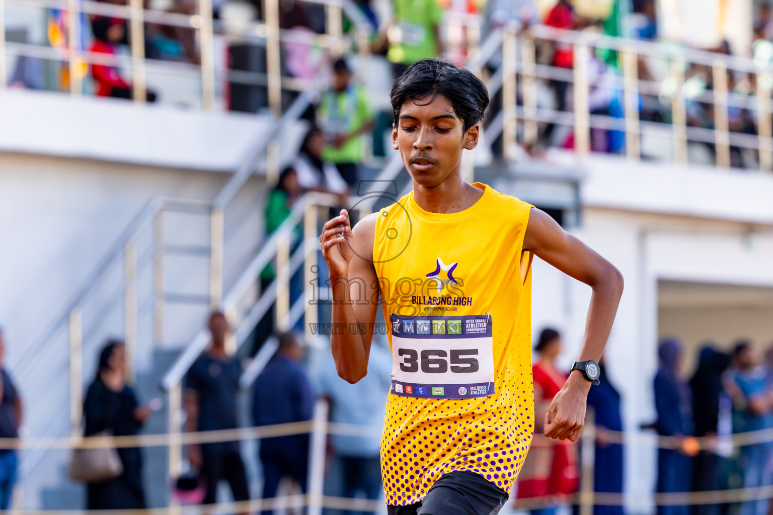 Day 5 of MWSC Interschool Athletics Championships 2024 held in Hulhumale Running Track, Hulhumale, Maldives on Wednesday, 13th November 2024. Photos by: Nausham Waheed / Images.mv