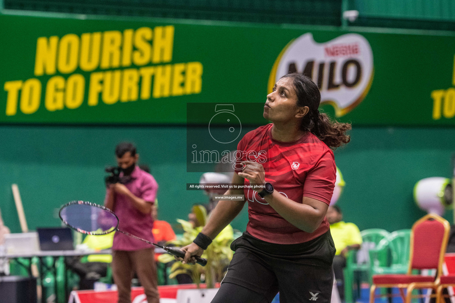 Final of Badminton association mixed group championship 2021 held in Male', Maldives Photos by Nausham Waheed