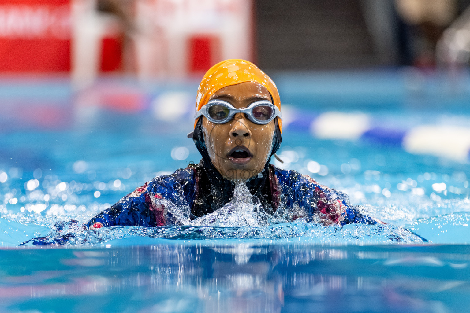 Day 4 of BML 6th National Kids Swimming Kids Festival 2025 held in Hulhumale', Maldives on Thursday, 6th November 2024. Photos: Hassan Simah / images.mv
