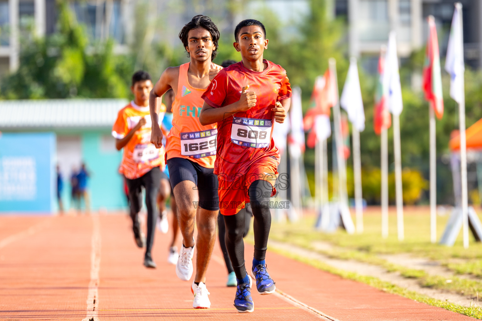 Day 4 of MWSC Interschool Athletics Championships 2024 held in Hulhumale Running Track, Hulhumale, Maldives on Tuesday, 12th November 2024. Photos by: Raaif Yoosuf / Images.mv