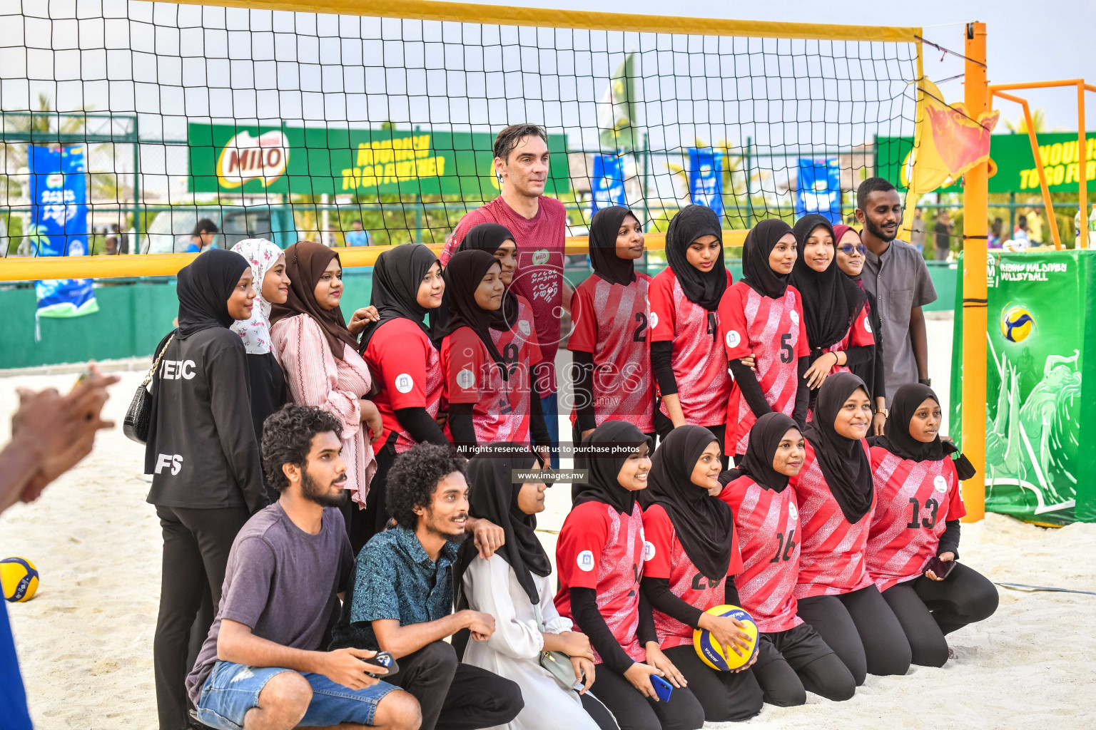 Vollyball players trainning session with Giba Photos by Nausham waheed