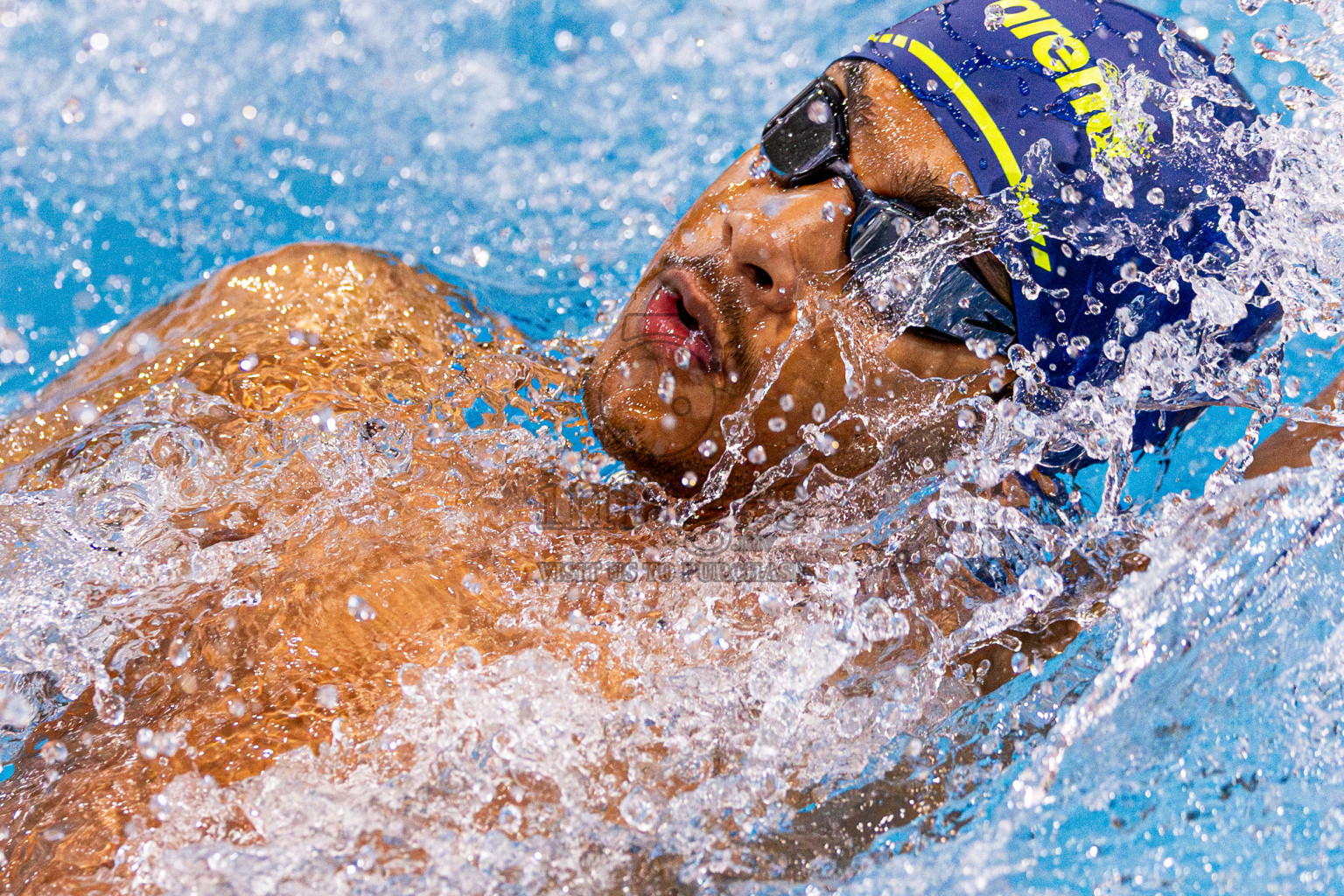 Day 4 of 1st National Short Course Swimming Competition held in Hulhumale', Maldives on Tuesday, 17th June 2025. Photos: Nausham Waheed / images.mv