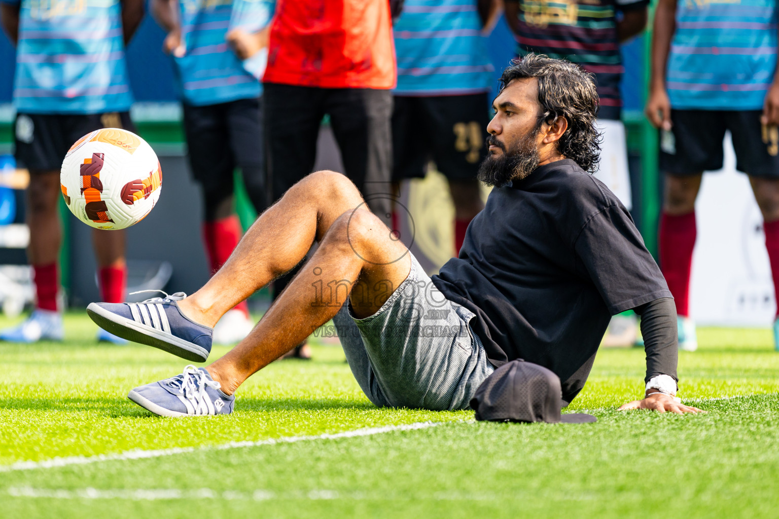 Spartans vs BG New Generation in Day 1 of BG Futsal Challenge 2024 was held on Thursday, 12th March 2024, in Male', Maldives Photos: Nausham Waheed / images.mv