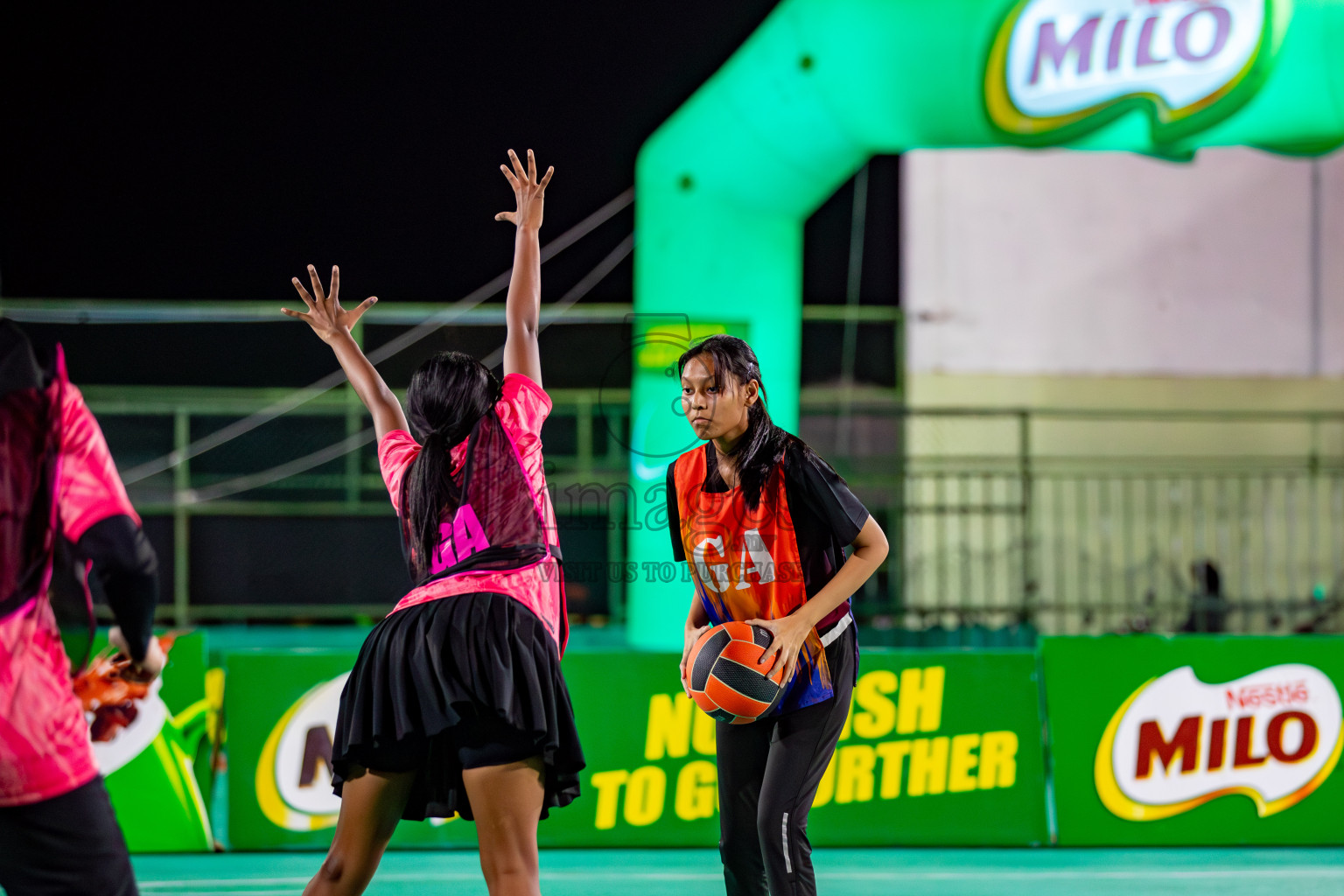 Day 6 of MILO 3x3 Netball Challenge 2024 was held in Ekuveni Netball Court at Male', Maldives on Tuesday, 19th March 2024.
Photos: Hassan Simah / images.mv