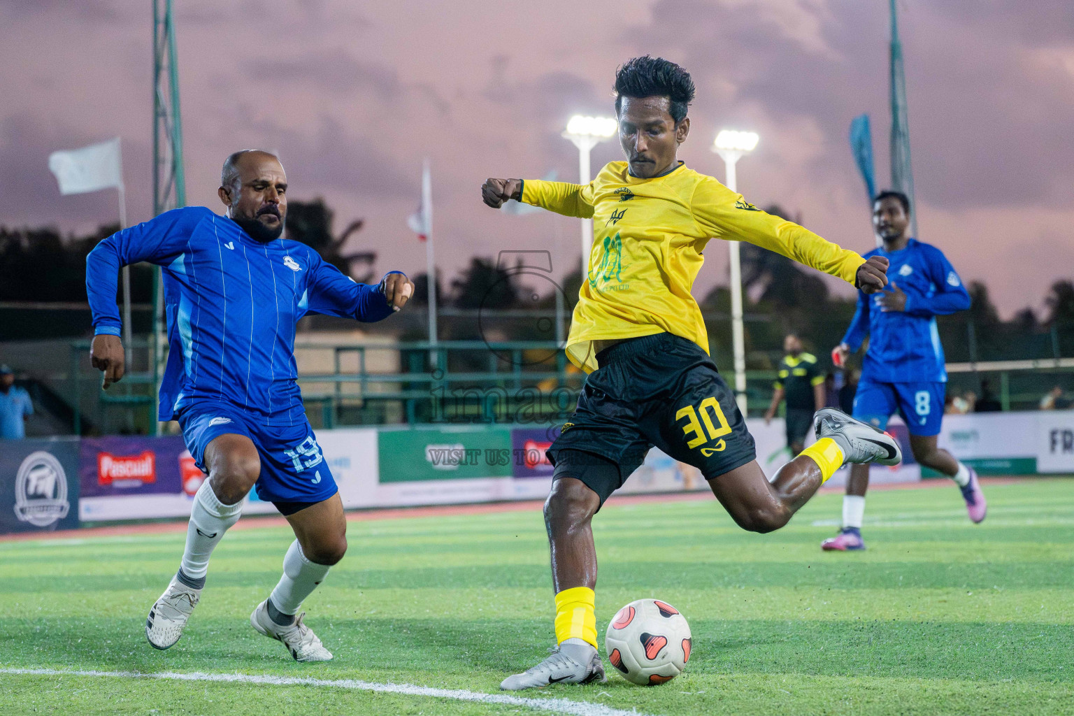 Kanmathi SC VS Laamu Blues in Day 1 - Fonadhoo Youth Futsal Challenge 2025 was held in Fonadhoo Futsal Stadium, L. Fonadhoo, Maldives on Sunday, 26th October 2025 Photos: Arif Rasheed / images.mv