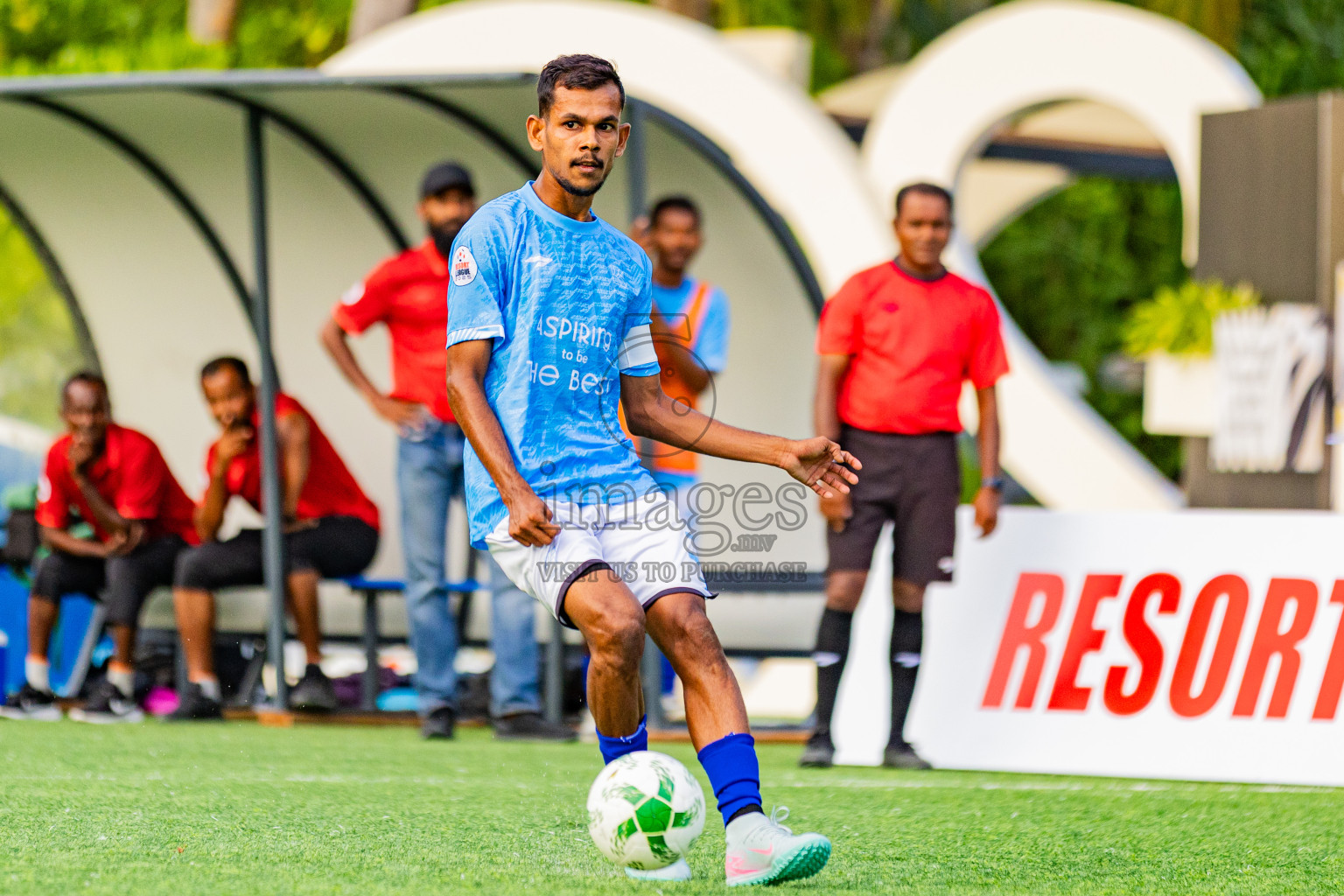 BANDOS vs Hilton Amingiri in Resort League 2025 (North Male Zone) day 7 was held on Tuesday, 9th September 2025 in One And Only Reethi Rah Maldives Resort, Photos: Areef Adam / images.mv