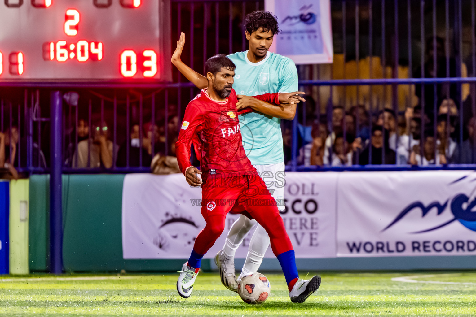 Dhonfan vs Eydhafushi in Day 4 of Better in Baa Futsal Fiesta 2025 Men's division held in B. Eydhafushi, Maldives on Saturday, 8th November 2025. Photos: Nausham Waheed / images.mv