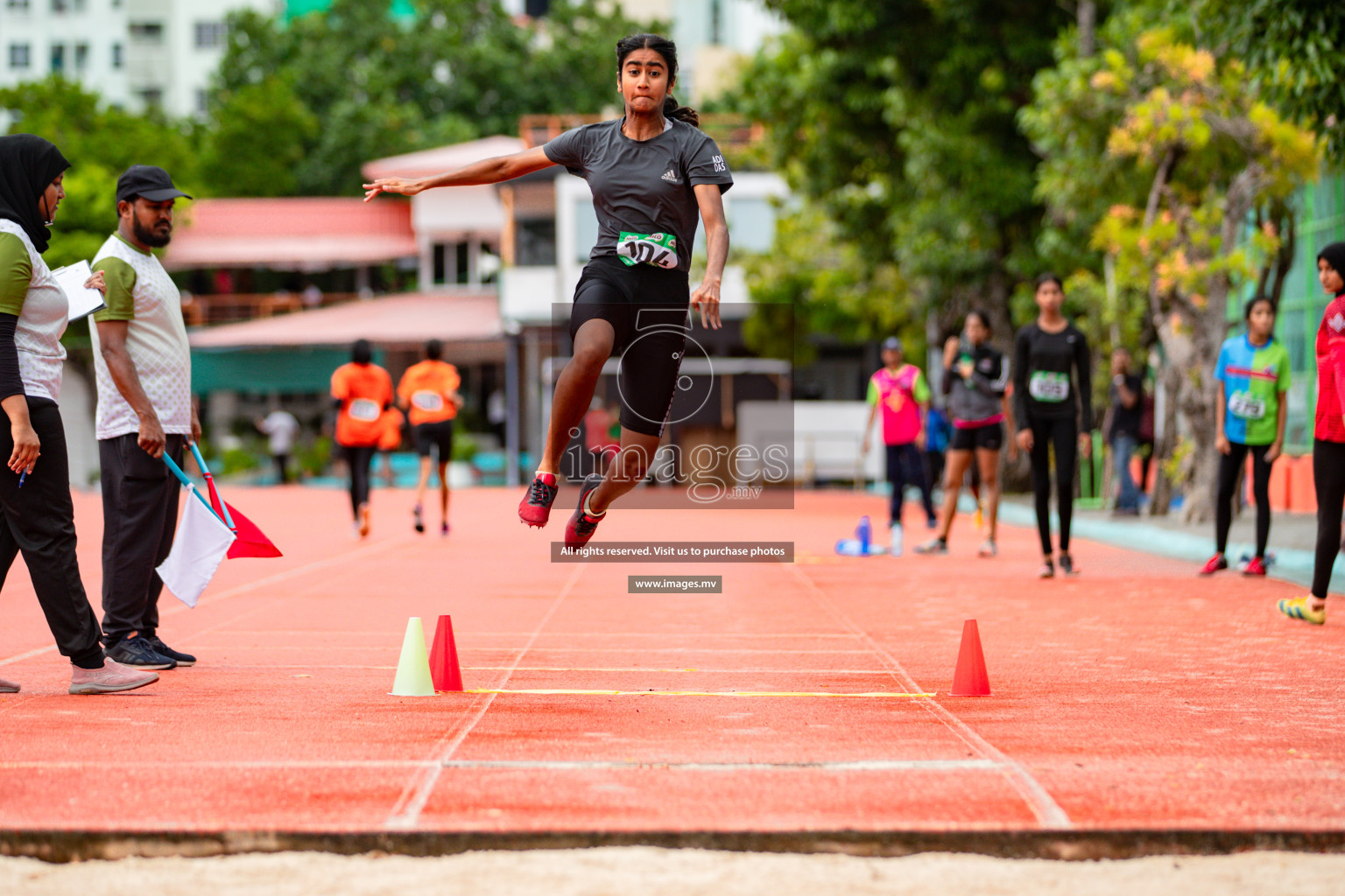 Day 2 of National Athletics Championship 2023 was held in Ekuveni Track at Male', Maldives on Friday, 24th November 2023. Photos: Hassan Simah / images.mv