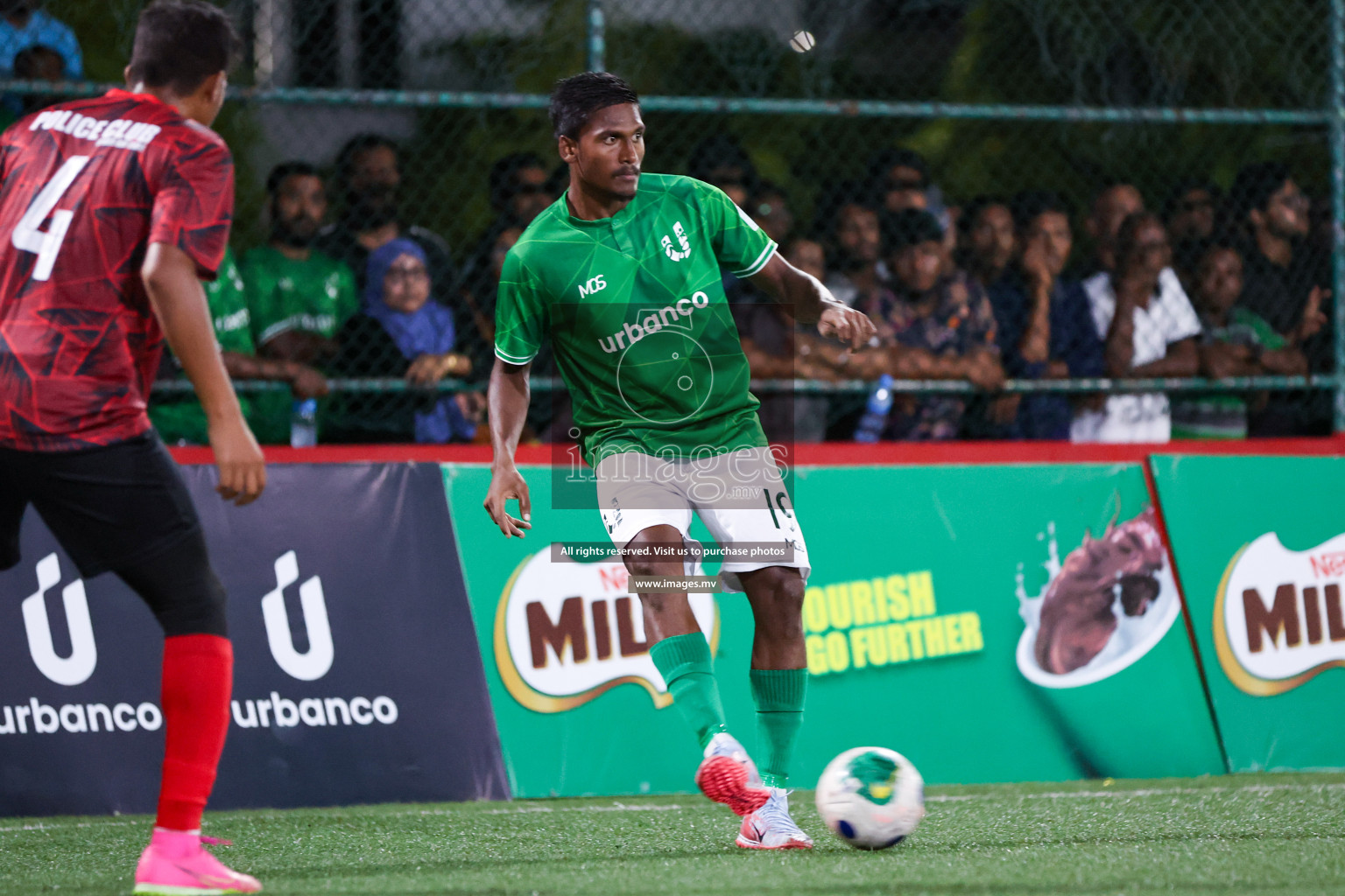 Club URBANCO vs Police Club in Club Maldives Cup 2023 held in Hulhumale, Maldives, on Friday, 28th July 2023 Photos: Nausham Waheed/ images.mv