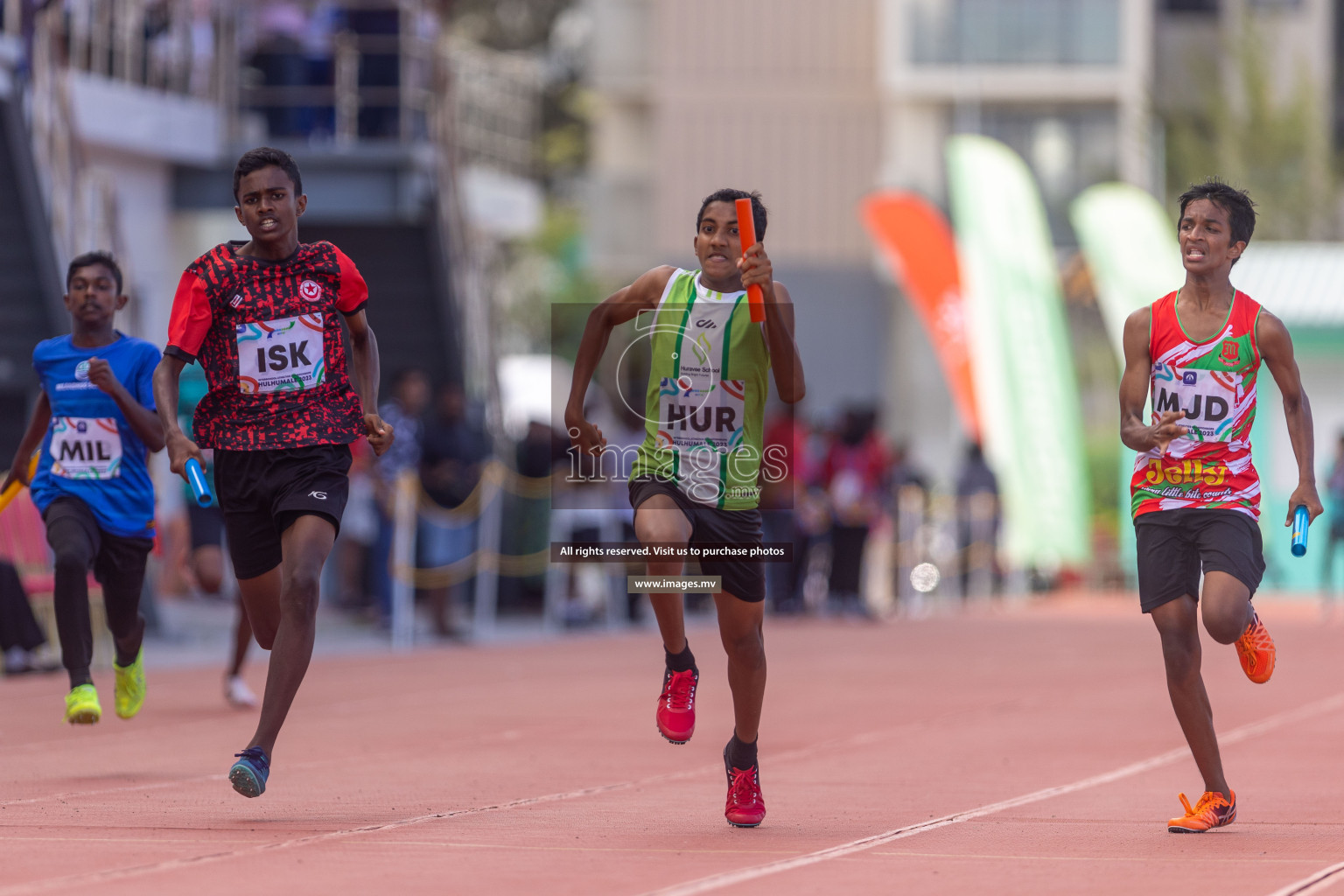 Final Day of Inter School Athletics Championship 2023 was held in Hulhumale' Running Track at Hulhumale', Maldives on Friday, 19th May 2023. Photos: Ismail Thoriq / images.mv