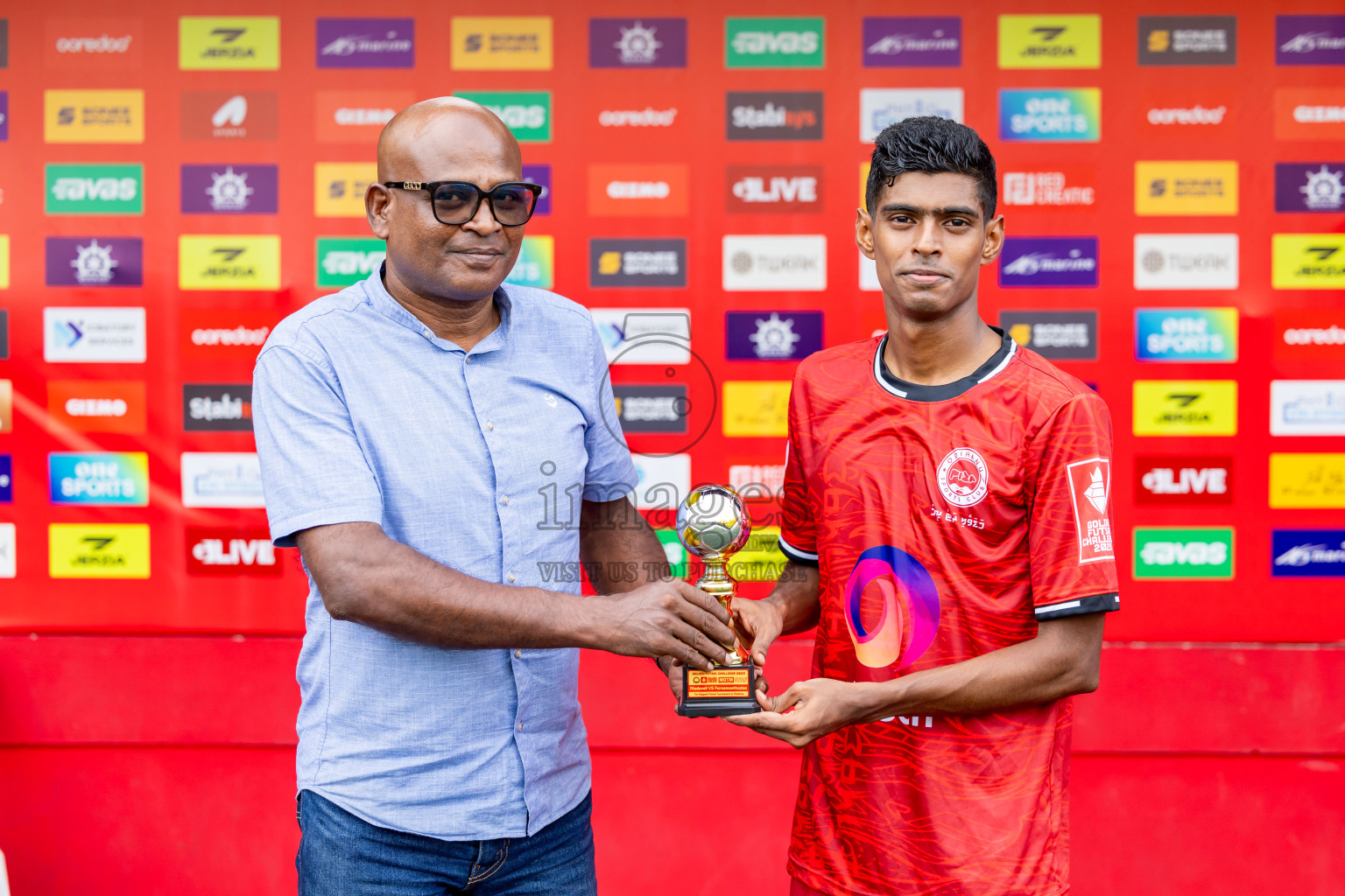 GDh Madaveli vs GDh Faresmaathodaa in Day 12 of Golden Futsal Challenge 2025 was held on Thursday, 16th January 2025, in Hulhumale', Maldives Photos: Nausham Waheed  / images.mv