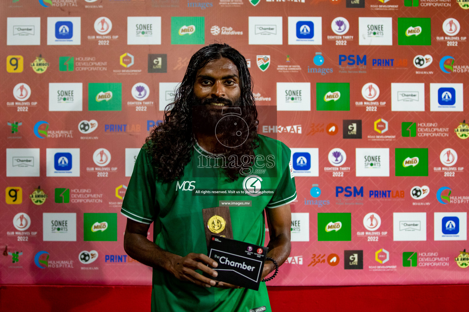 Club HDC vs Club TTS in Club Maldives Cup 2022 was held in Hulhumale', Maldives on Thursday, 20th October 2022. Photos: Hassan Simah/ images.mv