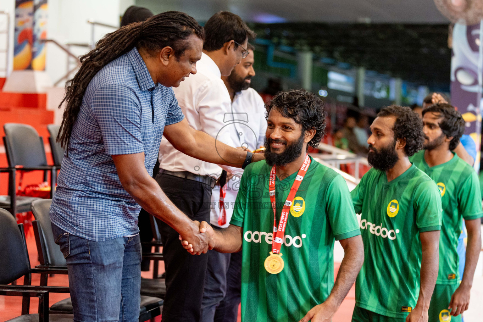 Maziya Sports & Recreation vs Club Eagles in the final of Dhivehi Premier League 2023 , held in National Football Stadium, Male', Maldives Photos: Nausham Waheed/ Images.mv