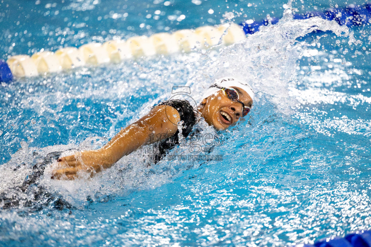 Day 6 of National Swimming Competition 2024 held in Hulhumale', Maldives on Wednesday, 18th December 2024. Photos: Mohamed Mahfooz Moosa / images.mv