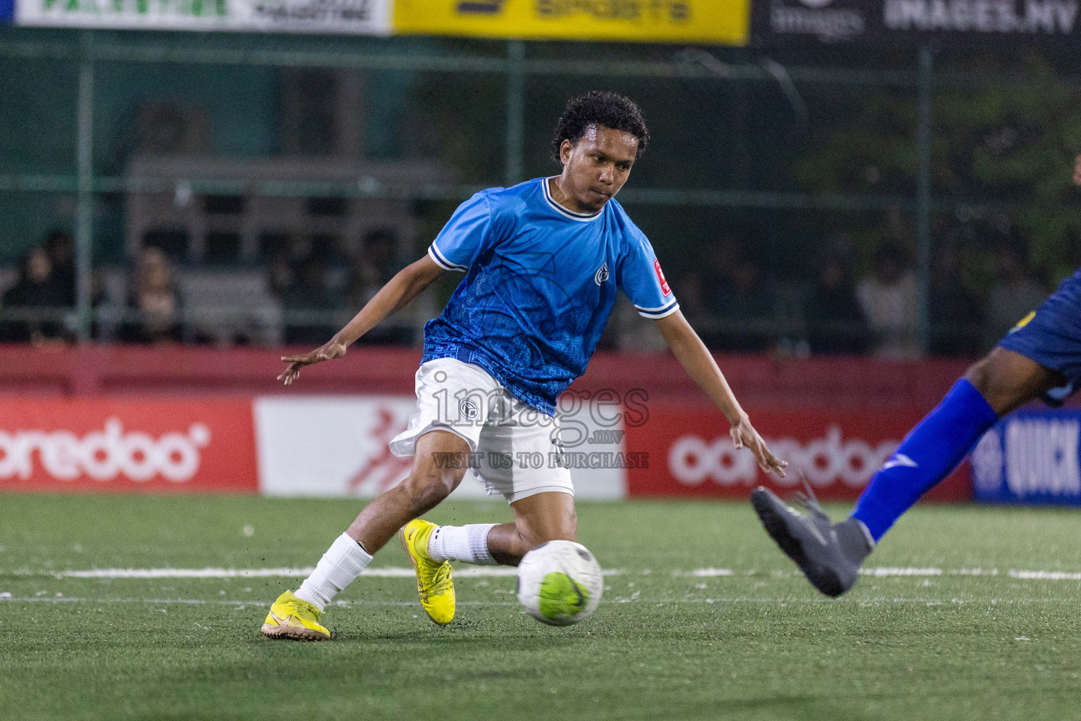 GA Nillandhoo vs GA Gemanafushi in Day 9 of Golden Futsal Challenge 2024 was held on Tuesday, 23rd January 2024, in Hulhumale', Maldives Photos: Nausham Waheed / images.mv