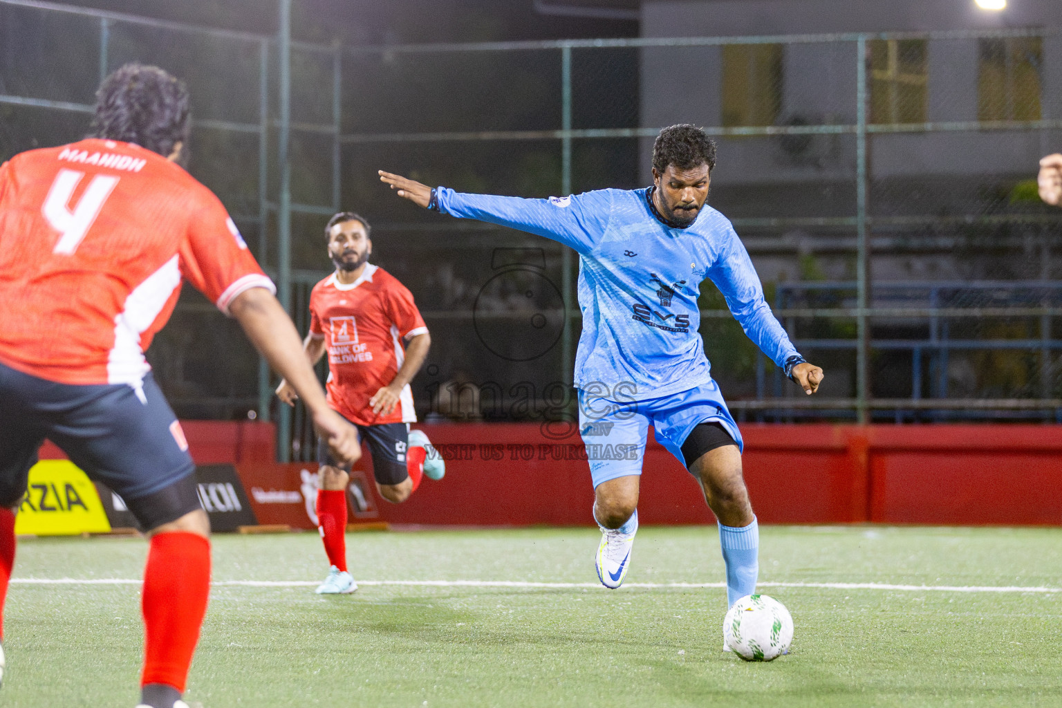 BML vs Antrac in Day 11 of Office League 2025 was held on Saturday, 26th April 2025 in Hulhumale', Maldives. 
Photos: Hassan Simah / images.mv