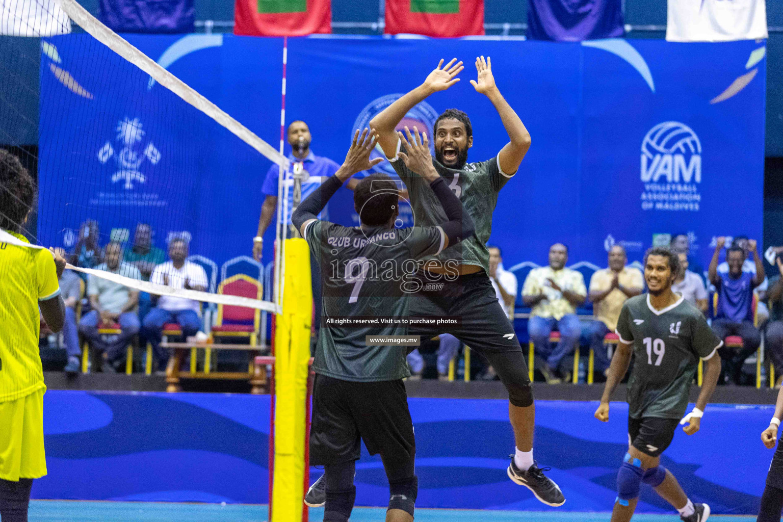 Final of Inter Company-Office Volleyball Tournament 2023 was held in Social Center, Male', Maldives on Saturday, 20th May 2023.  Photos: Ismail Thoriq / images.mv