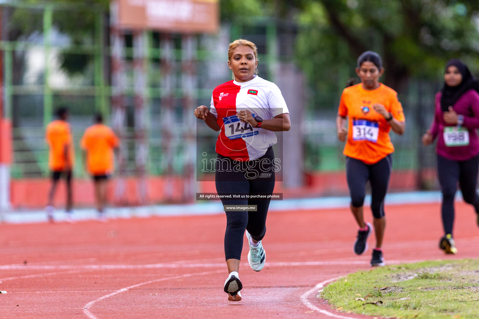 Day 2 of National Athletics Championship 2023 was held in Ekuveni Track at Male', Maldives on Friday, 24th November 2023. Photos: Nausham Waheed / images.mv