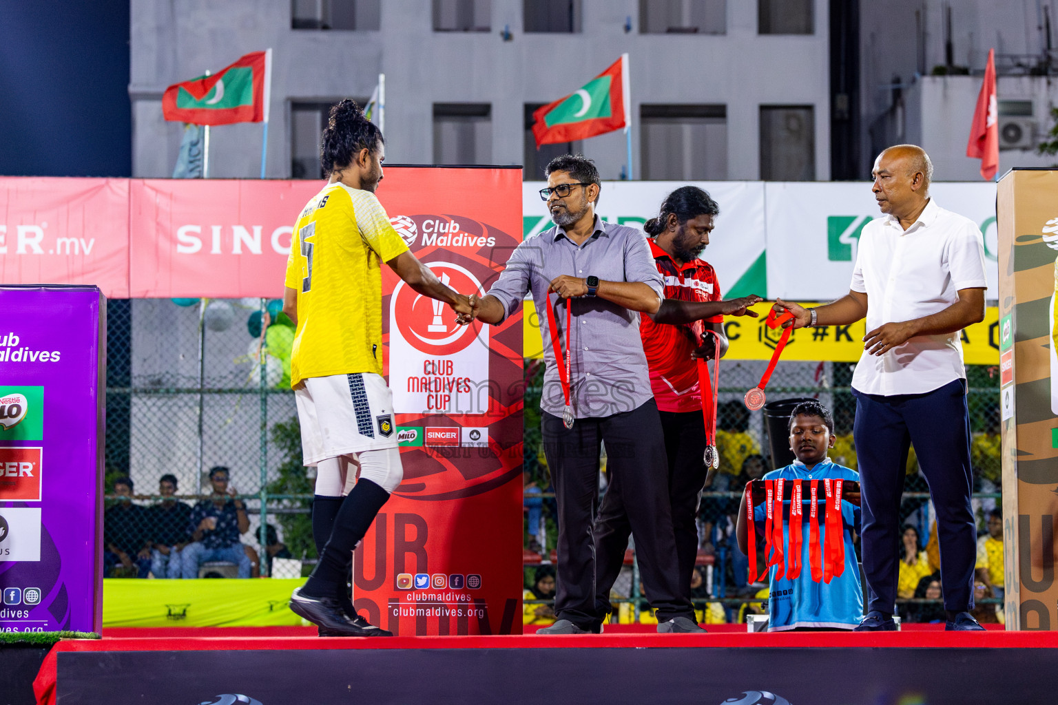 Final of Club Maldives Cup 2024 was held in Rehendi Futsal Ground, Hulhumale', Maldives on Friday, 18th October 2024. Photos: Nausham Waheed/ images.mv