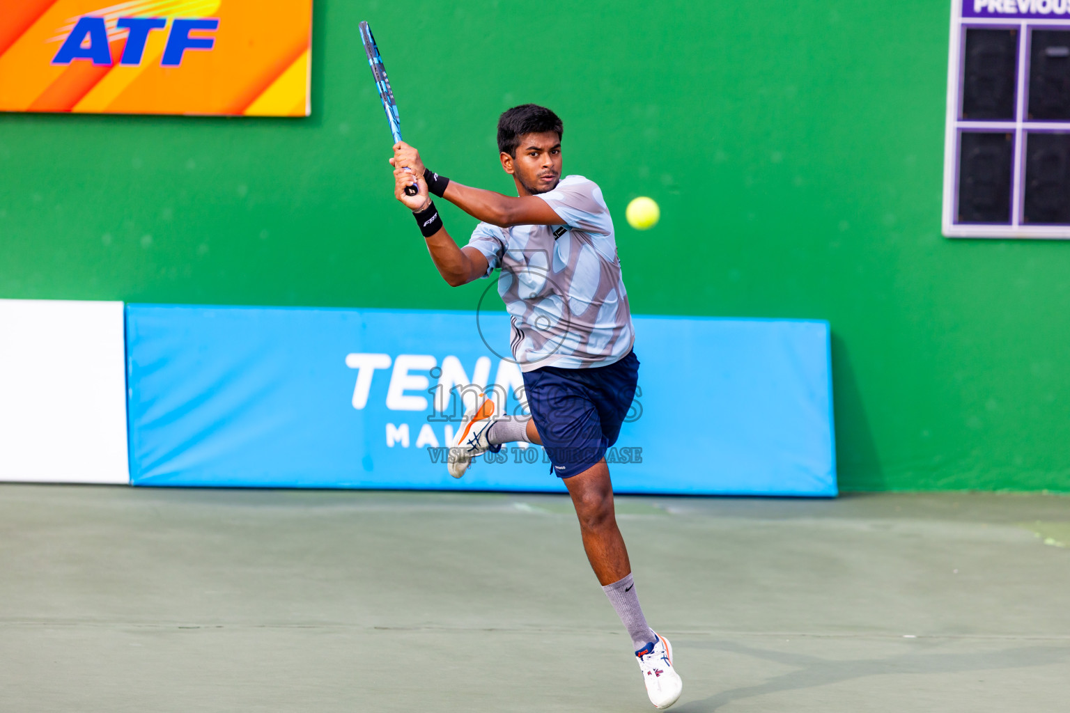 Day 4 of ATF Maldives Junior Open Tennis was held in Male' Tennis Court, Male', Maldives on Thursday, 12th December 2024. Photos: Nausham Waheed/ images.mv