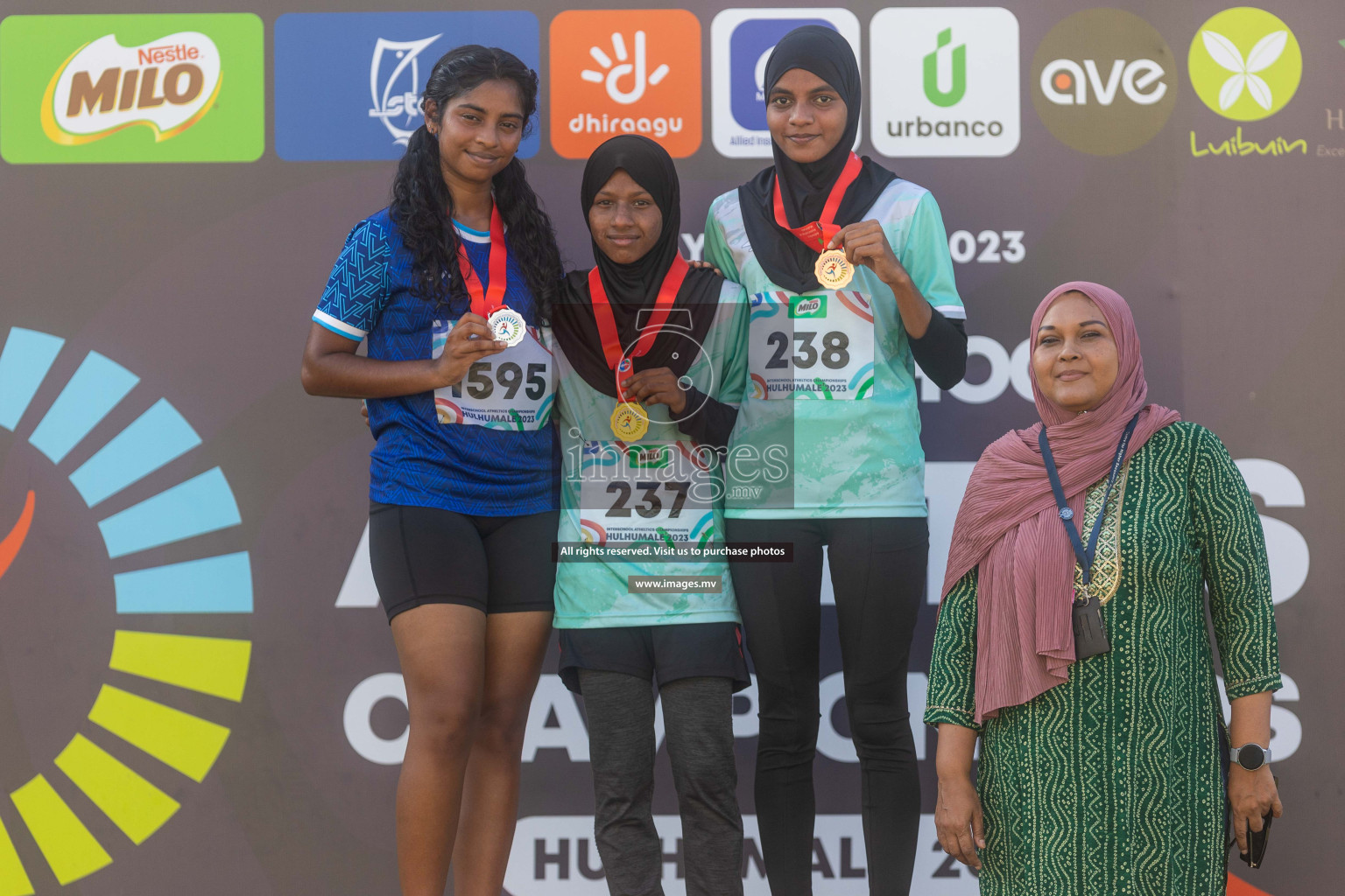 Final Day of Inter School Athletics Championship 2023 was held in Hulhumale' Running Track at Hulhumale', Maldives on Friday, 19th May 2023. Photos: Ismail Thoriq / images.mv