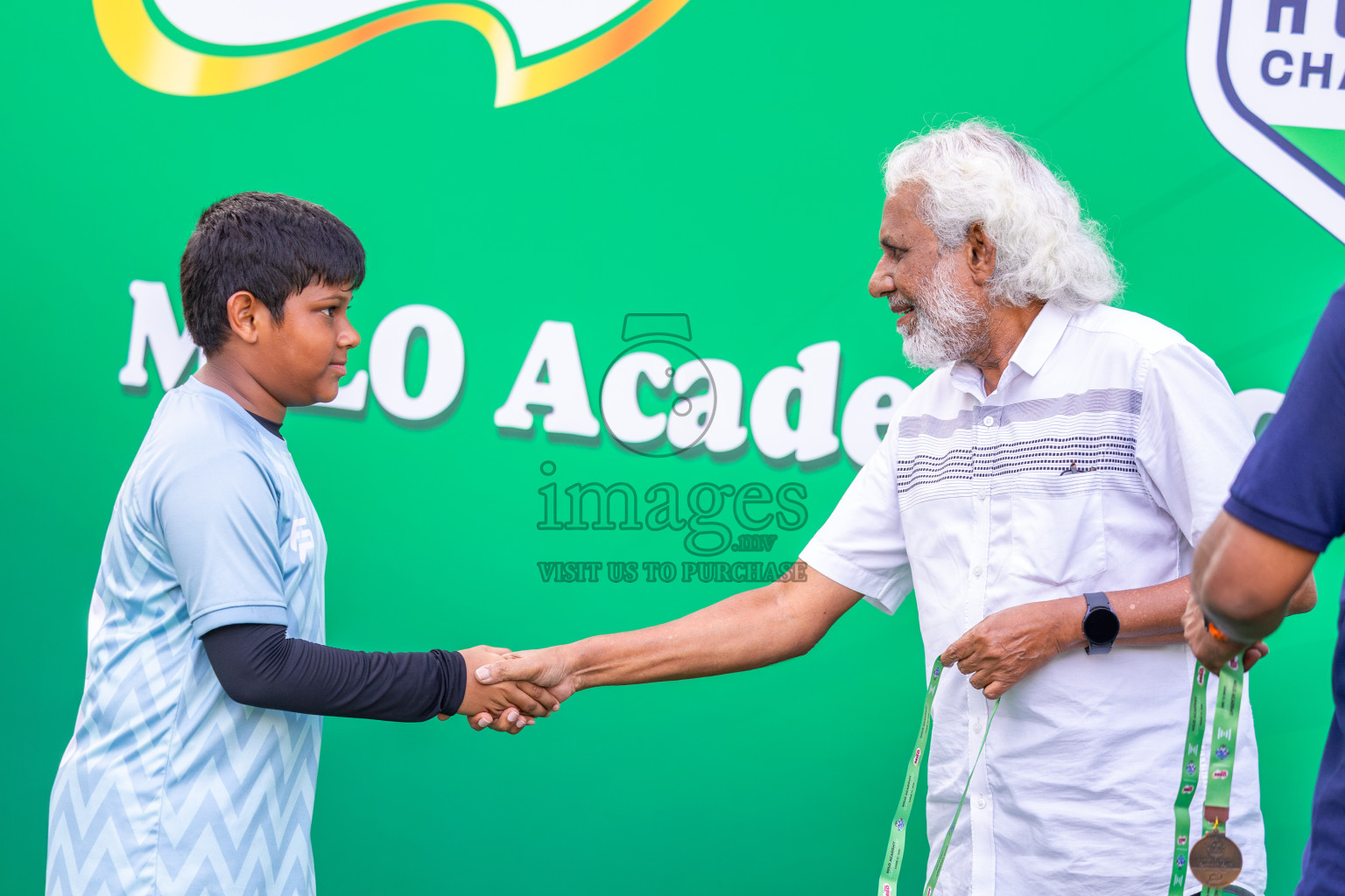 Day 3 of MILO Academy Championship 2025 (U-12) was held at Henveiru Stadium in Male', Maldives on Saturday, 3rd May 2025. Photos: Ismail Thoriq / images.mv